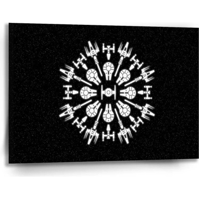 Sablio Obraz Star Wars Vesmírne lode - 90x60 cm