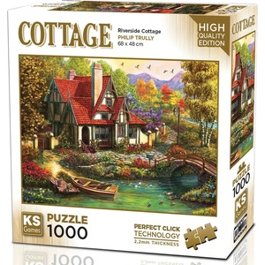 KS Games - Puzzle Riverside Cottage - 1 000 piese