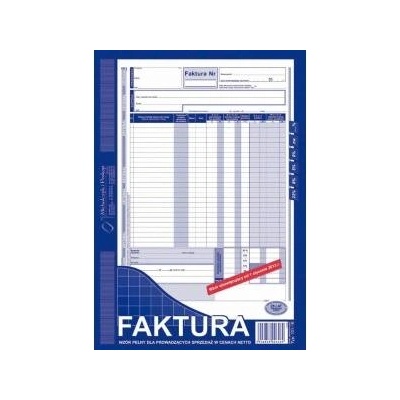 Michalczyk & Prokop NET INVOICE A4 (FULL) (MULTICOPY) MICHALCZYK AND PROKOP