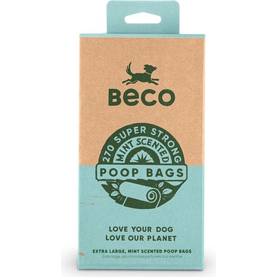 Beco Bags EKO sáčky na psie exkrementy 270 ks (18 roličiek á 15 ks)