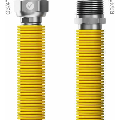Merabell Gas Flexi Připojovací hadice, Délka hadice: 75 – 150 cm, R3/4" – G3/4" M-M0057