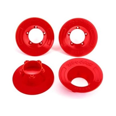 Traxxas капак на диск червен (4) (за #9572)
