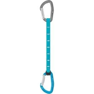 Petzl Примка с карабинери PETZL Djinn Axess 25cm turquoise