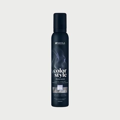 Indola Color Style Mousse Pearl Grey tónovací Stylingová pěna 200 ml