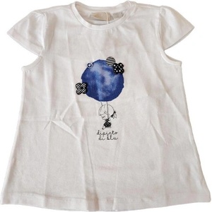 Chicco Girls Tee White/Blue - magazinko