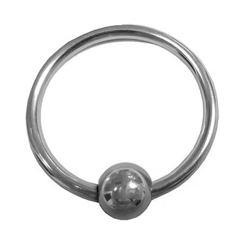 ostatní ROUGE Stainless Steel Glans Ring with Pressure Point Ball