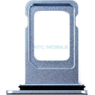Držák SIM (SIM Tray) iPhone Xr modrý, originální