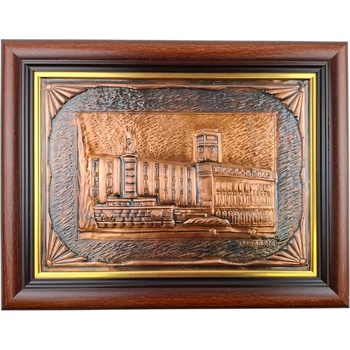 МЕДНА КАРТИНА УНИКАТ БЪЛГАРСКИ МОНУМЕНТ