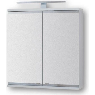 Olsen Spa - Vrchní zrcadlová skříňka ARLES s LED osvětlením - 50 x 15 x 64 cm