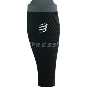 Compressport Компресионни чорапи Compressport R2 Oxygen Leg warmers - Black / Steel Grey - размер T1 (201-8987-0111)