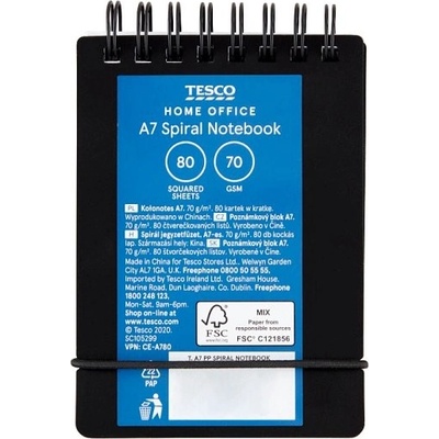Tesco Home Office Poznámkový blok A7