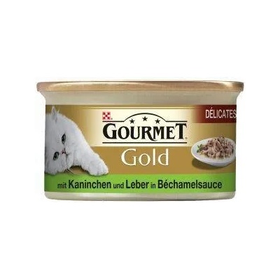 Purina Gourmet Gold мокра храна за котки двойно удоволствие със заек и дроб 85gr