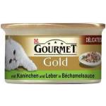 Purina Gourmet Gold мокра храна за котки двойно удоволствие със заек и дроб 85gr