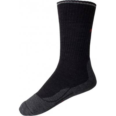 Falke Дамски туристически чорапи Falke Women's TK2 Wool Silk Walking socks - Anthracite Melange - размер 37-38 (EU) (201-1715-0112)