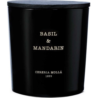 Cereria Mollá Ароматна свещ Cereria Molla - Basil & Mandarin, 600 g (6638)