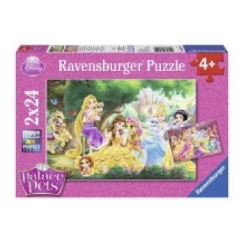 Ravensburger Disney Prinzessin: Beste Freunde der Prinzessinnen. Puzzle 2 x 24 Teile
