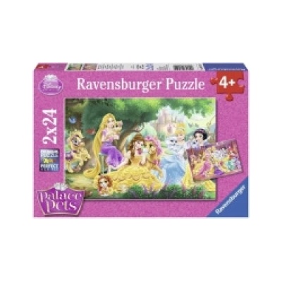 Ravensburger Disney Prinzessin: Beste Freunde der Prinzessinnen. Puzzle 2 x 24 Teile