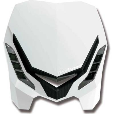 POLISPORT světlomet přední model E-BLAZE LED (žárovka LED) barva bílo/černá
