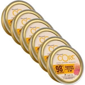 Wellness Core 98% Duo Protein пиле и диво прасе 6 x 85 г