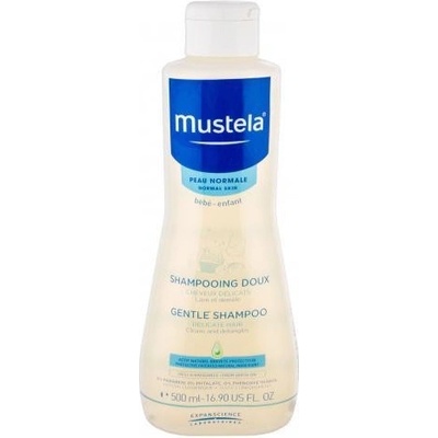 Mustela Bébé Gentle Shampoo 500 ml šampón pre čistenie a výživu jemných detských vlasov