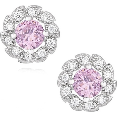 Lunica Veselé stříbrné náušnice 0091