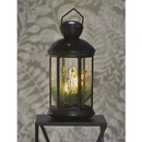Emos DCLV15 LED dekorace vánoční lucerna se svíčkami černá 35,5 cm 3x C vnitřní vintage