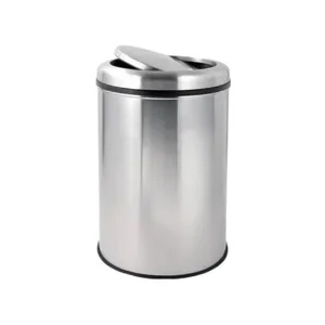HORECANO HORECANO-Кош за отпадъци с люлеещ капак 8L ХРОМ Ø21xh32cm (4513.0000S. 430.08) (016207)