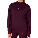 Asics Дамска тениска Asics Women's Nagino Run Winter Hoodie Running shirt - Dark Aubergine (916-7052-0113)