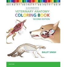 Veterinary Anatomy Coloring Book - Saunders Saunders