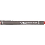 Artline Drawing System 0.1 червен (EK-231 RED)