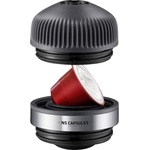 Wacaco Адаптер за капсули Wacaco Nespresso NS Adaptor, Неръждаема стомана, Без BPA, Черен/сив (Nespresso - NS Adaptor)