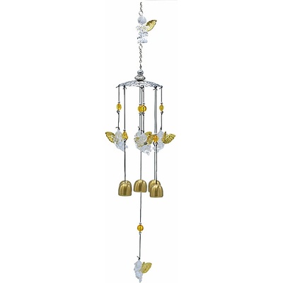 Nefertitis Zvonkohra kovová Dotek Andělů 5 zvonků 65 cm NF14512 - délka cca 65 cm