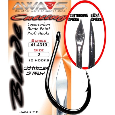 AWA-SHIMA Háček Cutting Blade 4310 10 ks Vel.6