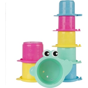 Playgro Чаши-конструктор Playgro - Крокодил, 6м+ (PG.0123)