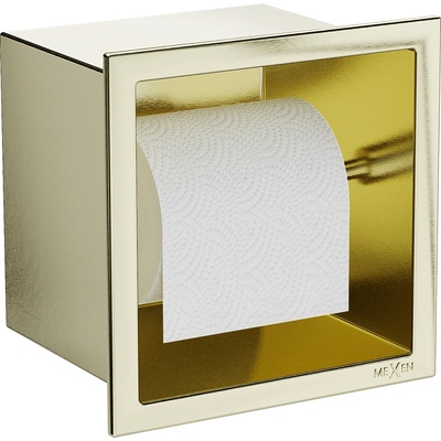 Mexen X-Wall-P държач за тоалетна хартия, златен четкан - 1953 (1953)