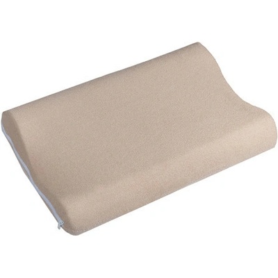 Bellatex vankúš anatomický polyuretan Béžový froté 45x30