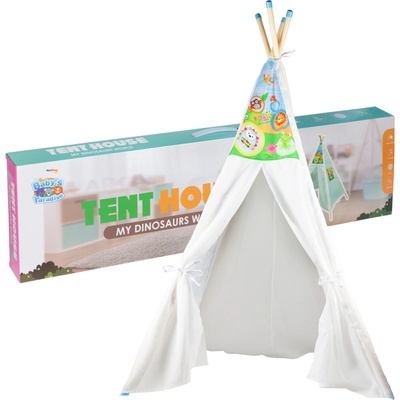 MalPlay Dětský teepee stan se sloníkem