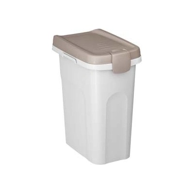 STEFANPLAST Pet food Container 33 x 22 x 41 cm 15 l bielý sivý kontajner na 6kg