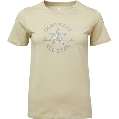 Converse Dámske tričko CHUCK PATCH INFILL TEE sivá