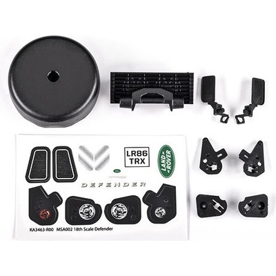 Traxxas TRA9720 díly karosérie pro #9712