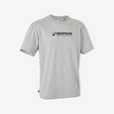 Decathlon TS500 Skateboarding krátky rukáv sivé