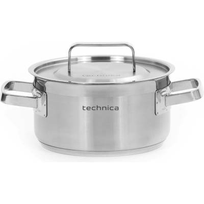 TECHNICA Nizký hrnec z nerezové oceli s pokličkou 3,3 l 200 mm Platinum Line