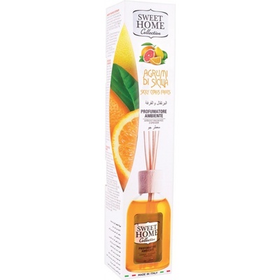 Sweet Home Citrusový aróma difuzér s vonnými tyčinkami 100 ml