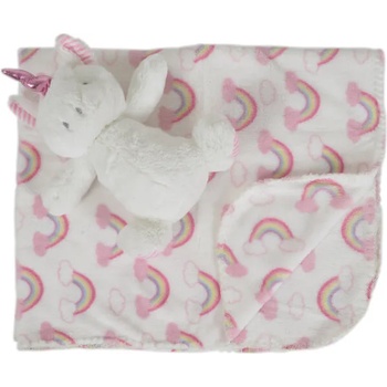 Image 1 of Cangaroo БЕБЕШКО ОДЕЯЛО 90/75 CM С ИГРАЧКА Unicorn rainbow