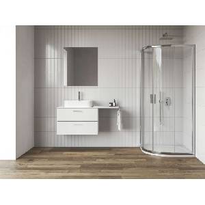 RAVAK Blix II - Четвърткръгла душ кабина NBLCP4, 80x80 см, хром/прозрачно стъкло 3BM40C00Z1 (3BM40C00Z1)