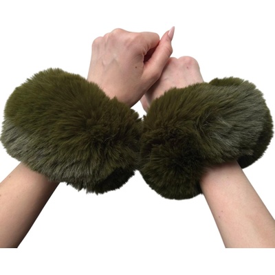 HARAHU Кожени маншети - Хаки kp38187 (38187)