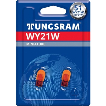 Tungsram WY21W 12V 21W WX3x16d C1 Oranžová 2 ks