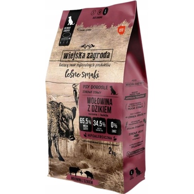 Wiejska Zagroda Lesní chutě Hovězí s divočákem L 2 kg