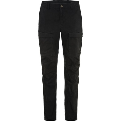 Fjällräven Дамски панталон със свалящи крачоли Fjällräven Women's Abisko Hybrid Trail Trousers Zip-Off Walking trousers - Black - размер 42 (EU) (110-1728-0115)