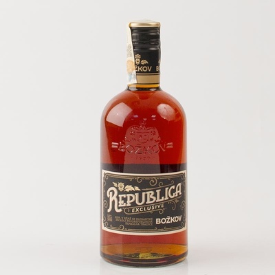 Božkov Republica Exclusive 38% 0,7 l (holá láhev) – Zboží Dáma